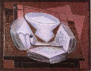 Juan Gris The Pipe on the book France oil painting artist